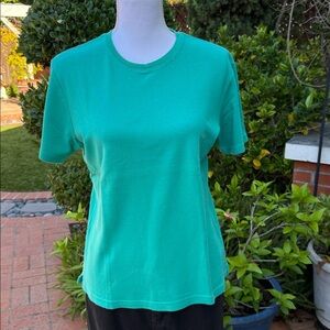 Talbots Green Crew Neck Top